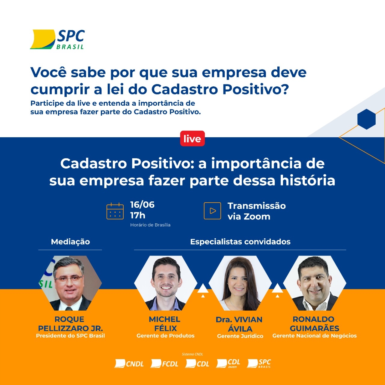 SPC Brasil promove: Live Cadastro Positivo, entenda a importância na sua empresa.